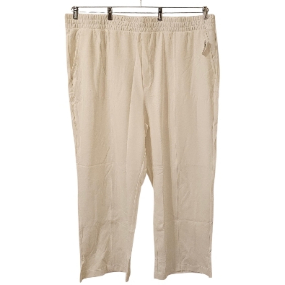White Old Navy Women's High-Waisted Dynamic Fleece Trouser Sweatpants
